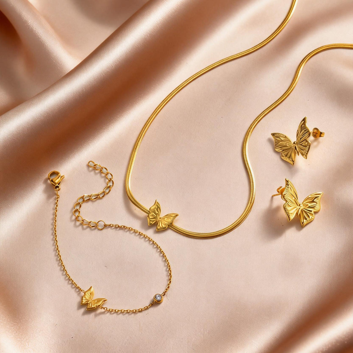 Coordinating Jewelry — Earrings, Bracelet or Necklace