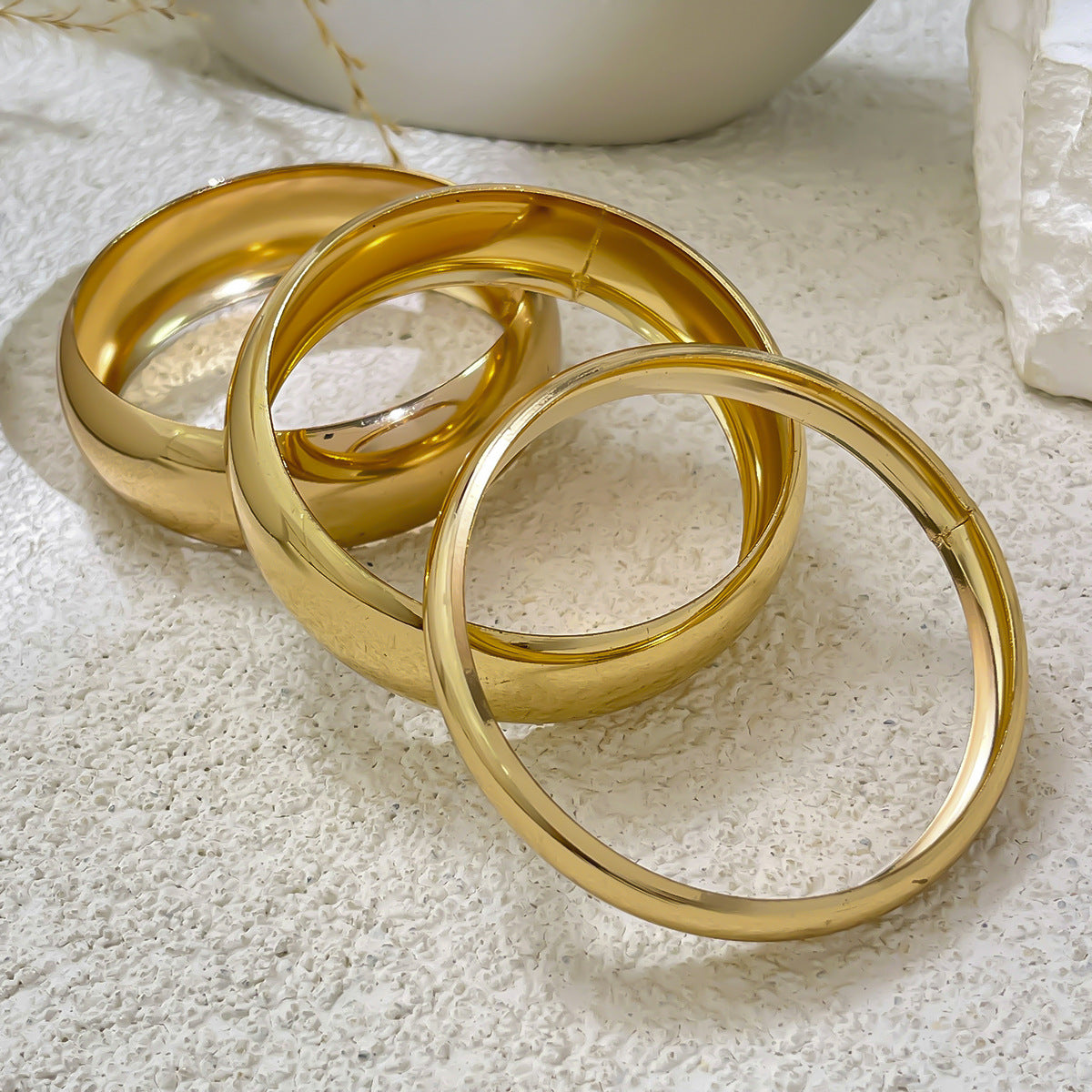 Bracelet Bracelet Retro Glossy Bracelet Set Exaggerated Snake Skin Threaded