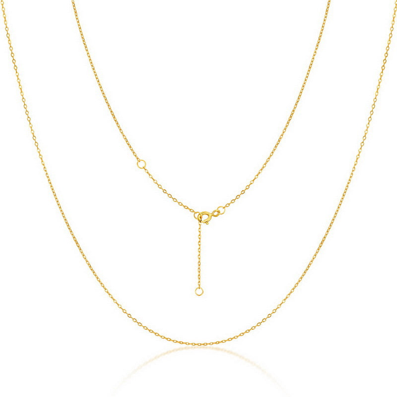 S925 Sterling Silver Adjustable Chain Pendant Necklace