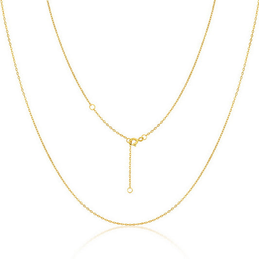S925 Sterling Silver Adjustable Chain Pendant Necklace