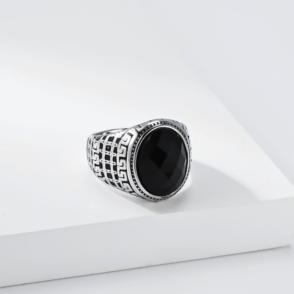 Vintage Stainless Steel Ring
