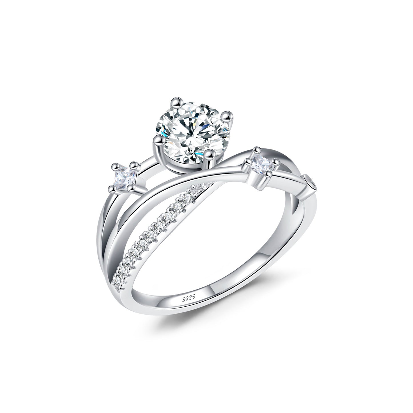 Planderful Moissanite Sparkling Ring – Premium Light Luxury Design