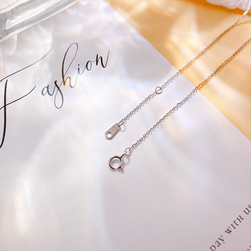 Korean Version of Love Antler Necklace S925 Silver Gift