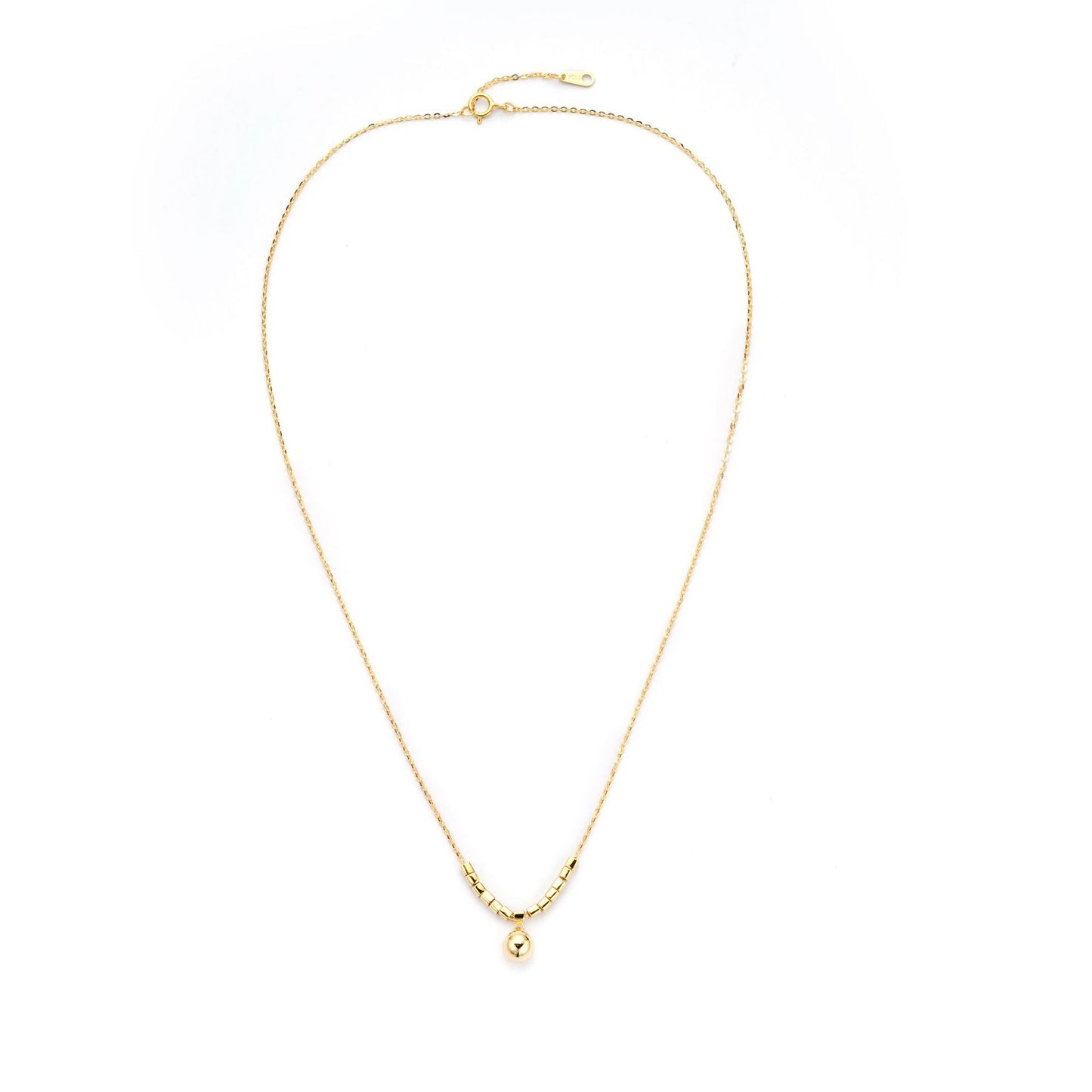 S925 Sterling Silver Necklace Women's Simple High-End Chain