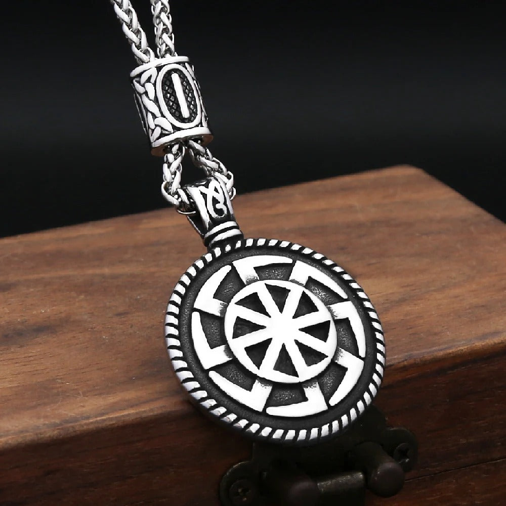 Viking Sun Pendant Necklace