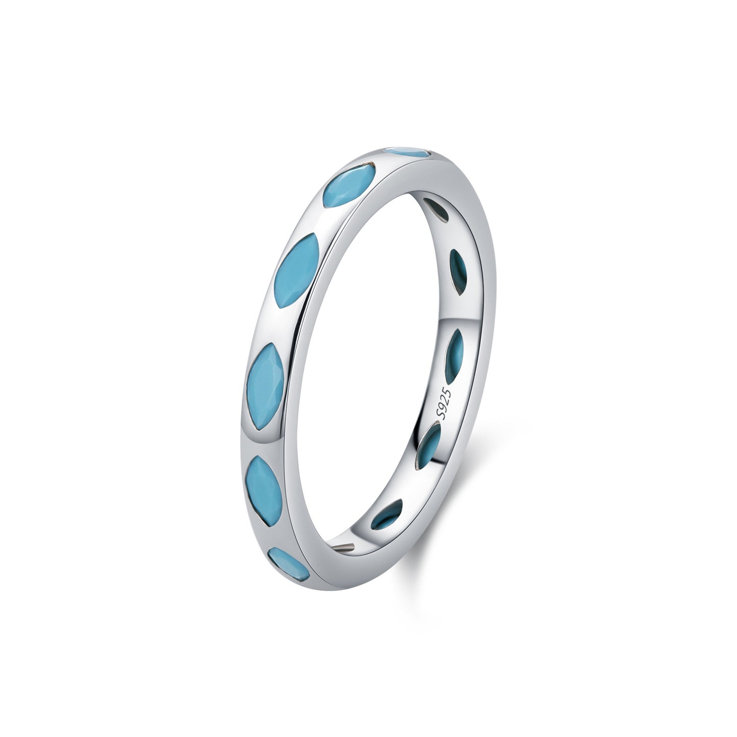 Planderful Everyday Genie Ring – Retro Art Turquoise Inlay