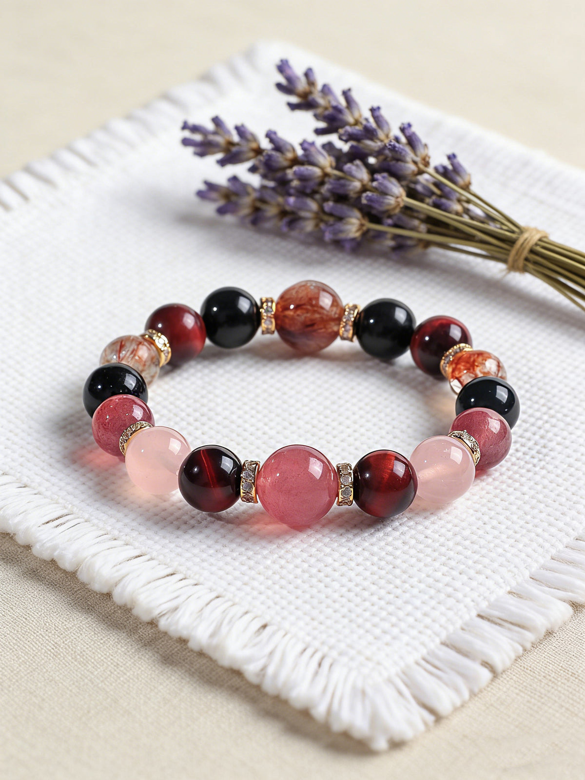 Amethyst Citrine Multigem Bracelet
