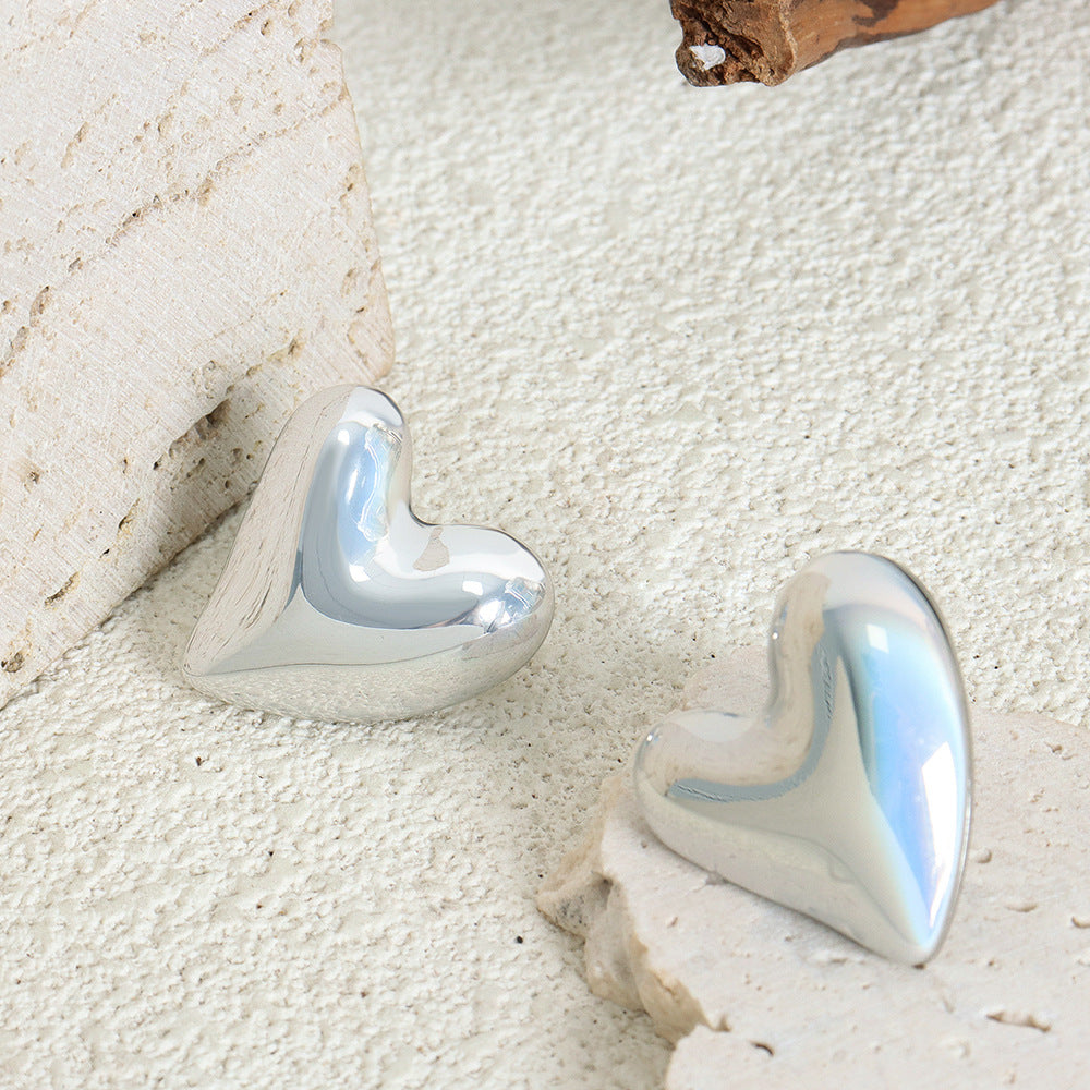 Romantic French Instagram-Inspired Titanium Steel Earrings