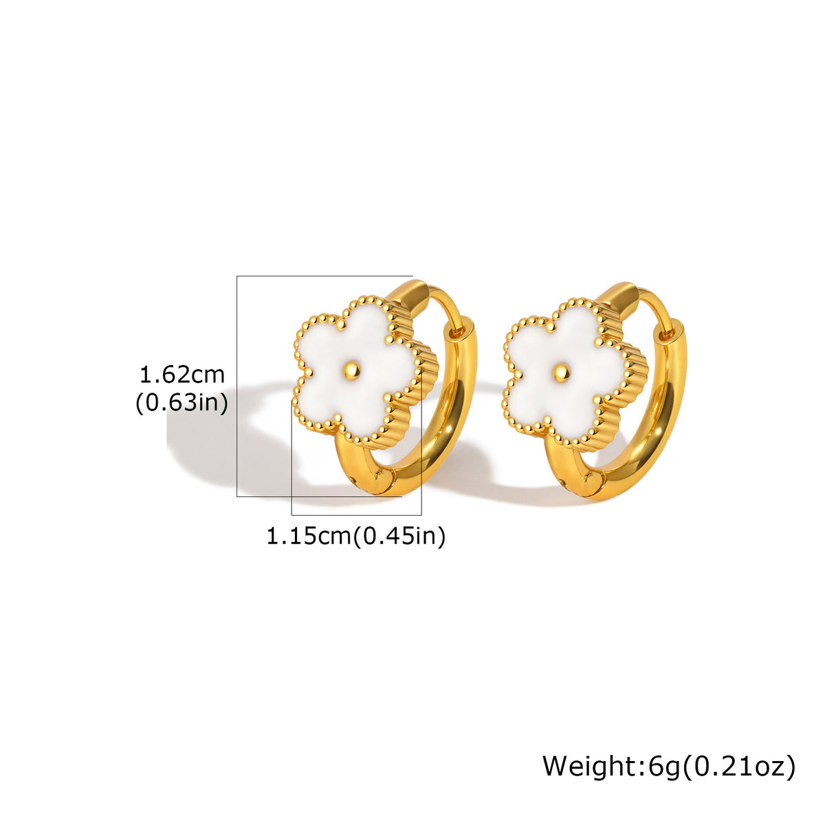 Floral Earrings — Color & Design Options