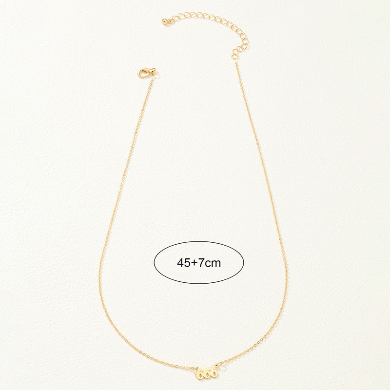 European Inspired Metal Digital Necklaces - Fashionable and Versatile High-End Jewelry