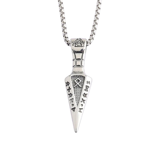 Biker Viking Stainless Steel Pendant Necklace