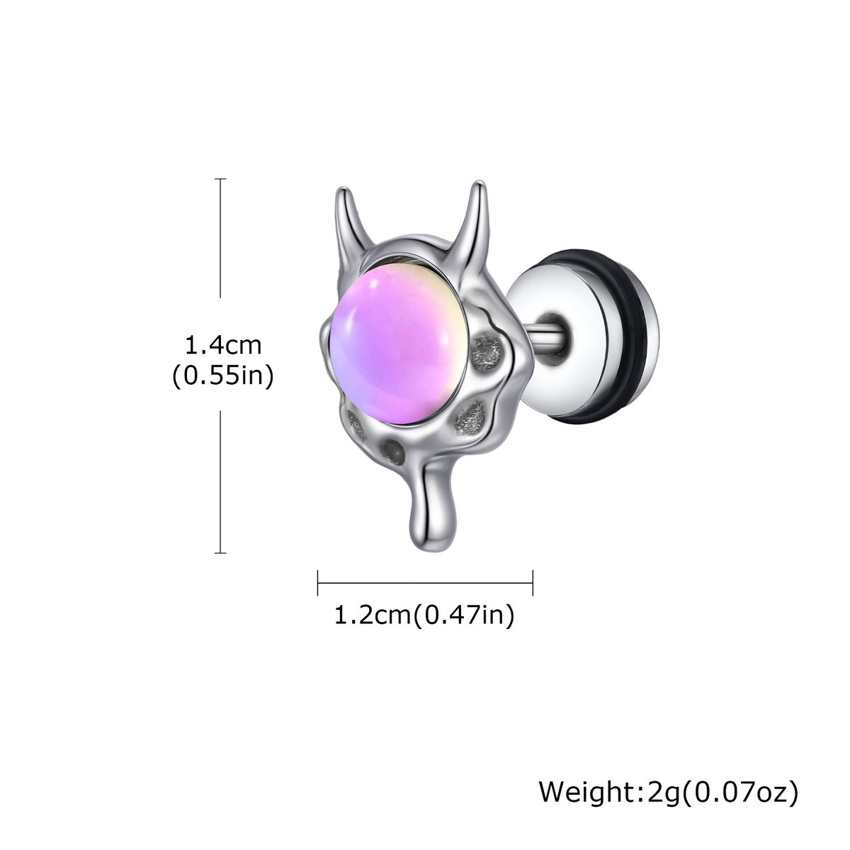 Stainless Steel Single Earring