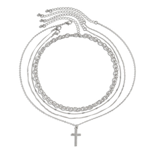 Planderful Vienna Verve Necklace – Fashionable Multi-Layer Pendant Design