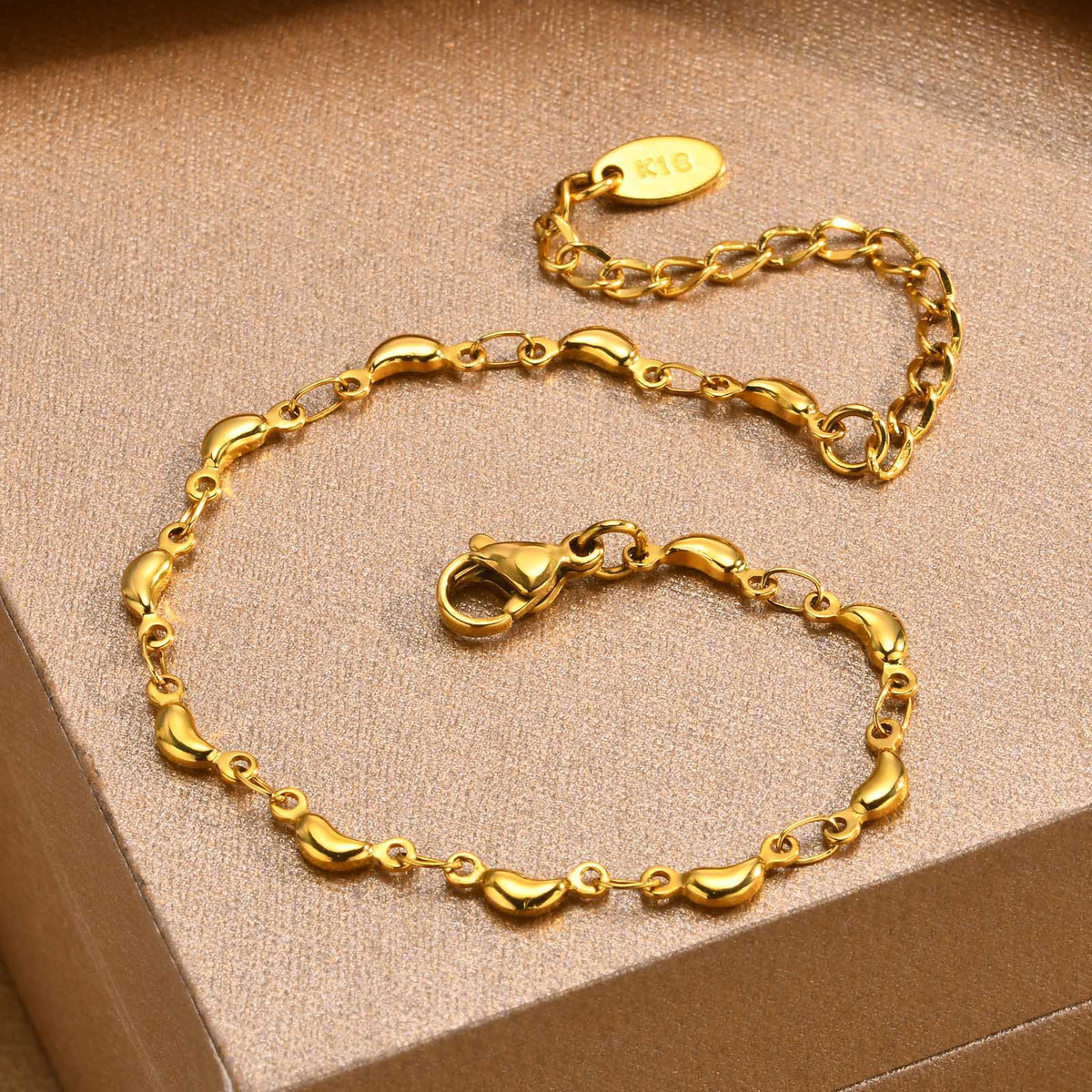 Gold-Plated Stainless Steel Bracelet Unisex