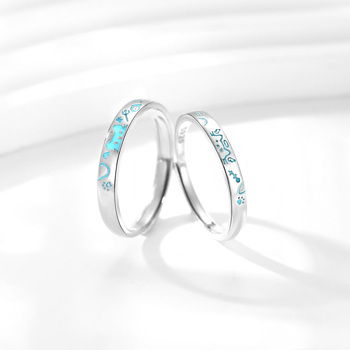 Angel Cat S925 Sterling Silver Ring