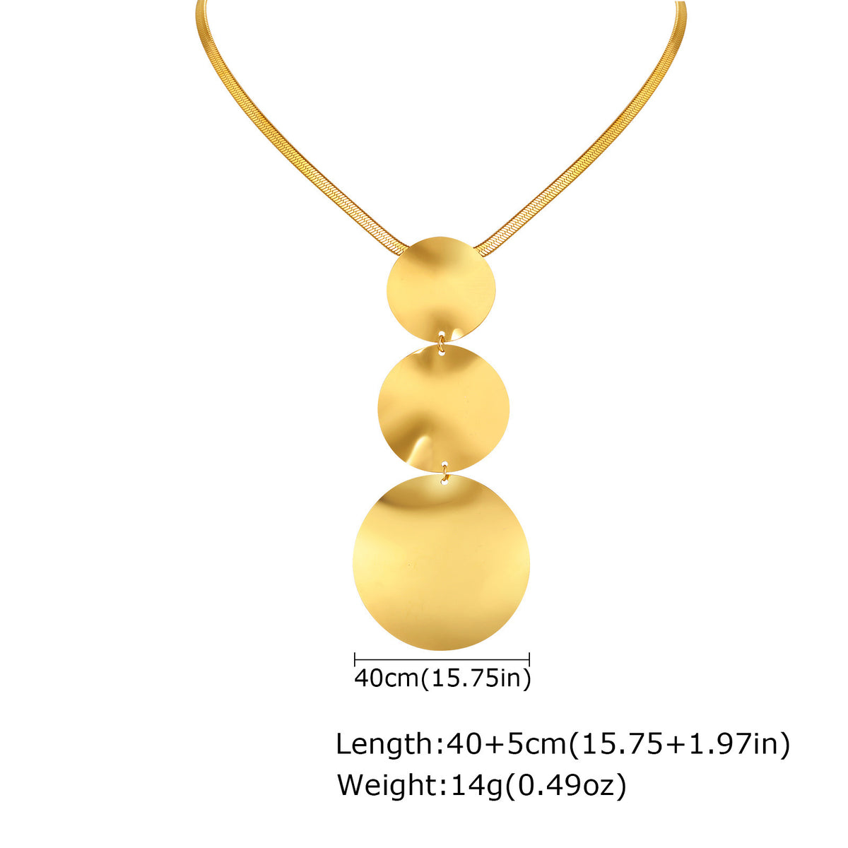 Stainless Steel Irregular Disc Leopard Print Leather Rope Sunflower Leaf Design Necklace