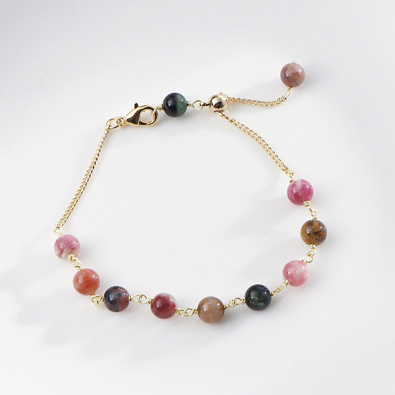 Lucky Crystal Tourmaline Bracelet for Girls - Planderful Collection