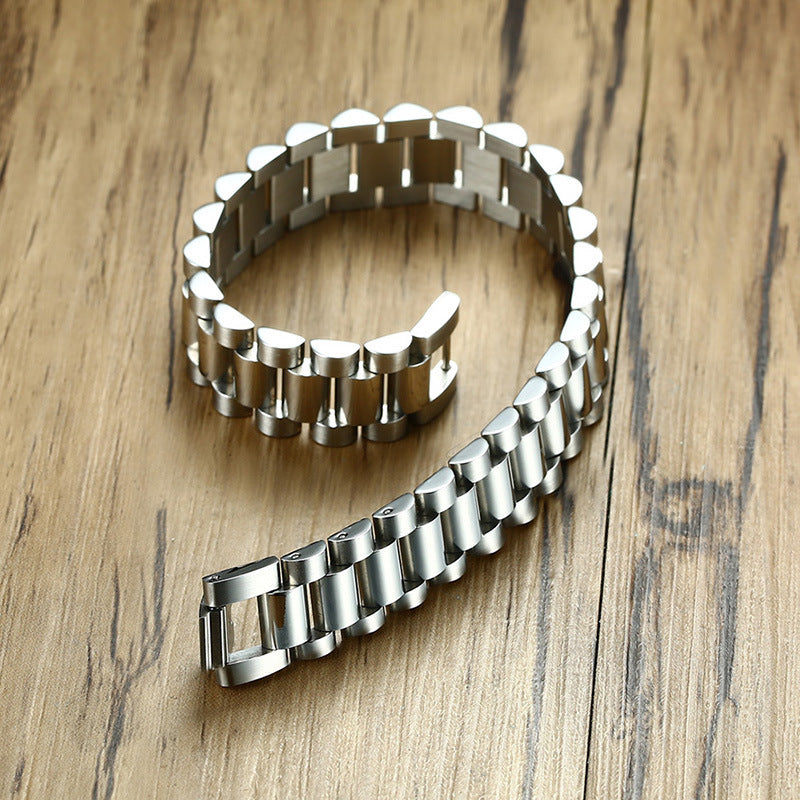 Bracelets Cross-border Accessories Titanium Steel Bracelet Men's Bracelet European and American
