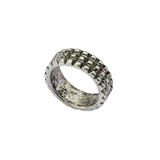 Elegant Black Retro Forefinger Ring - Vienna Verve Collection