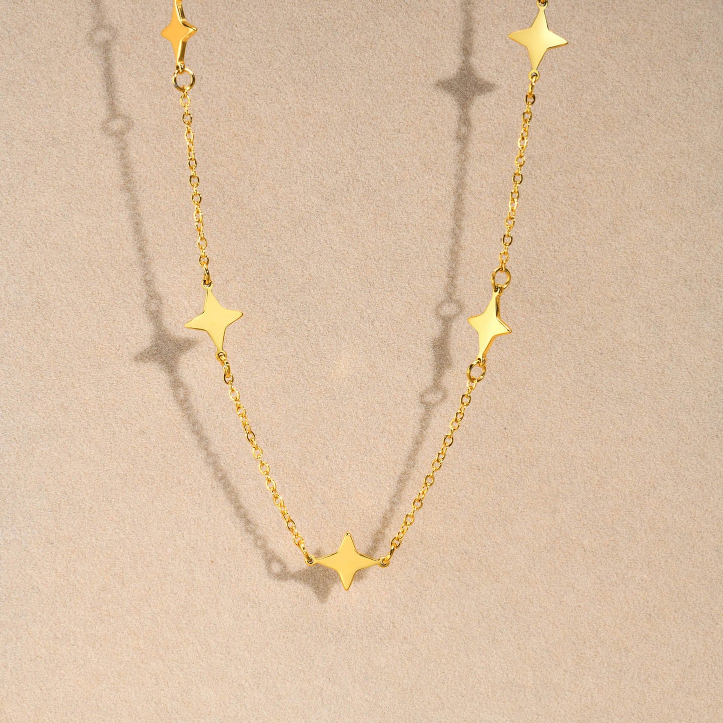 Stainless Steel Versatile Simple Collarbone Chain Gold Necklace