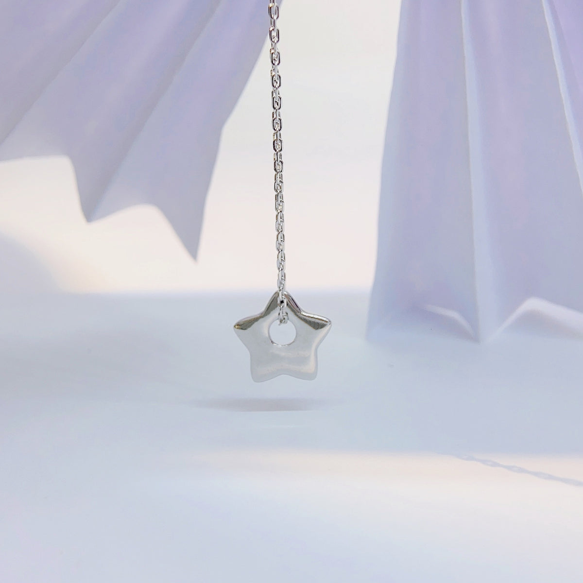 Star Trendy 925 Sterling Silver Women's Pendant Necklace