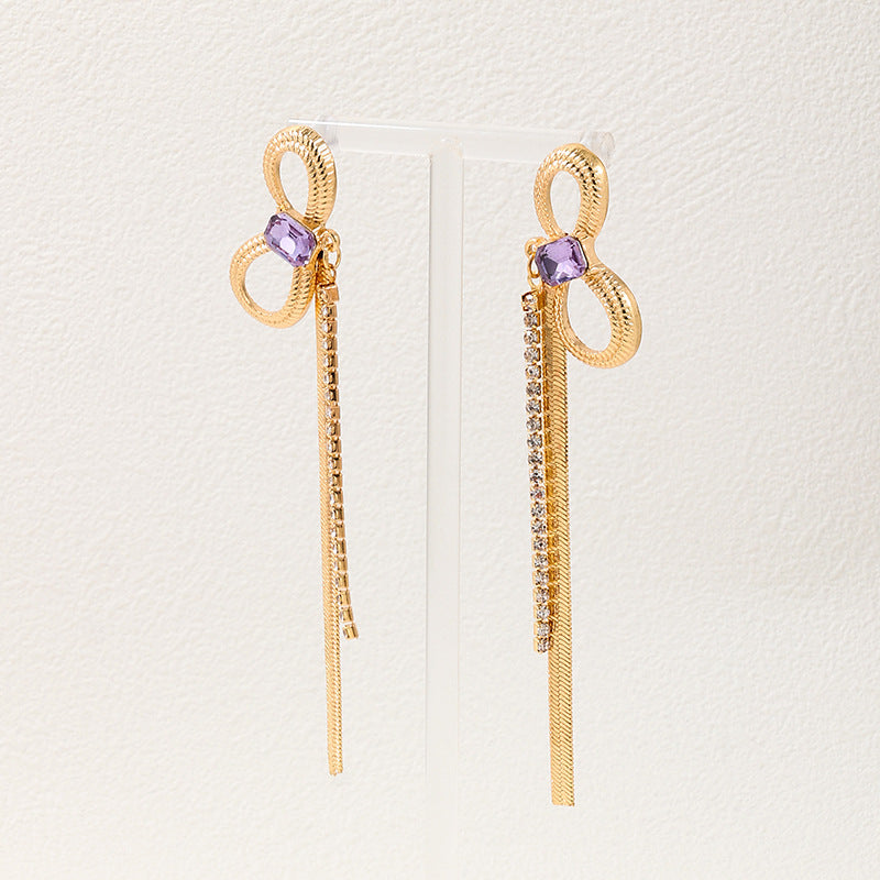 Luxurious Bow Earrings from Planderful: Vienna Verve Collection