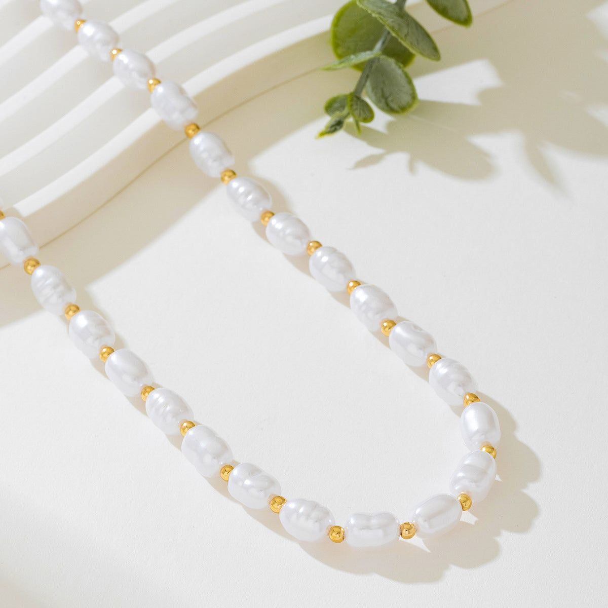 Planderful Vienna Verve Necklace – Elegant Irregular OT Buckle Design