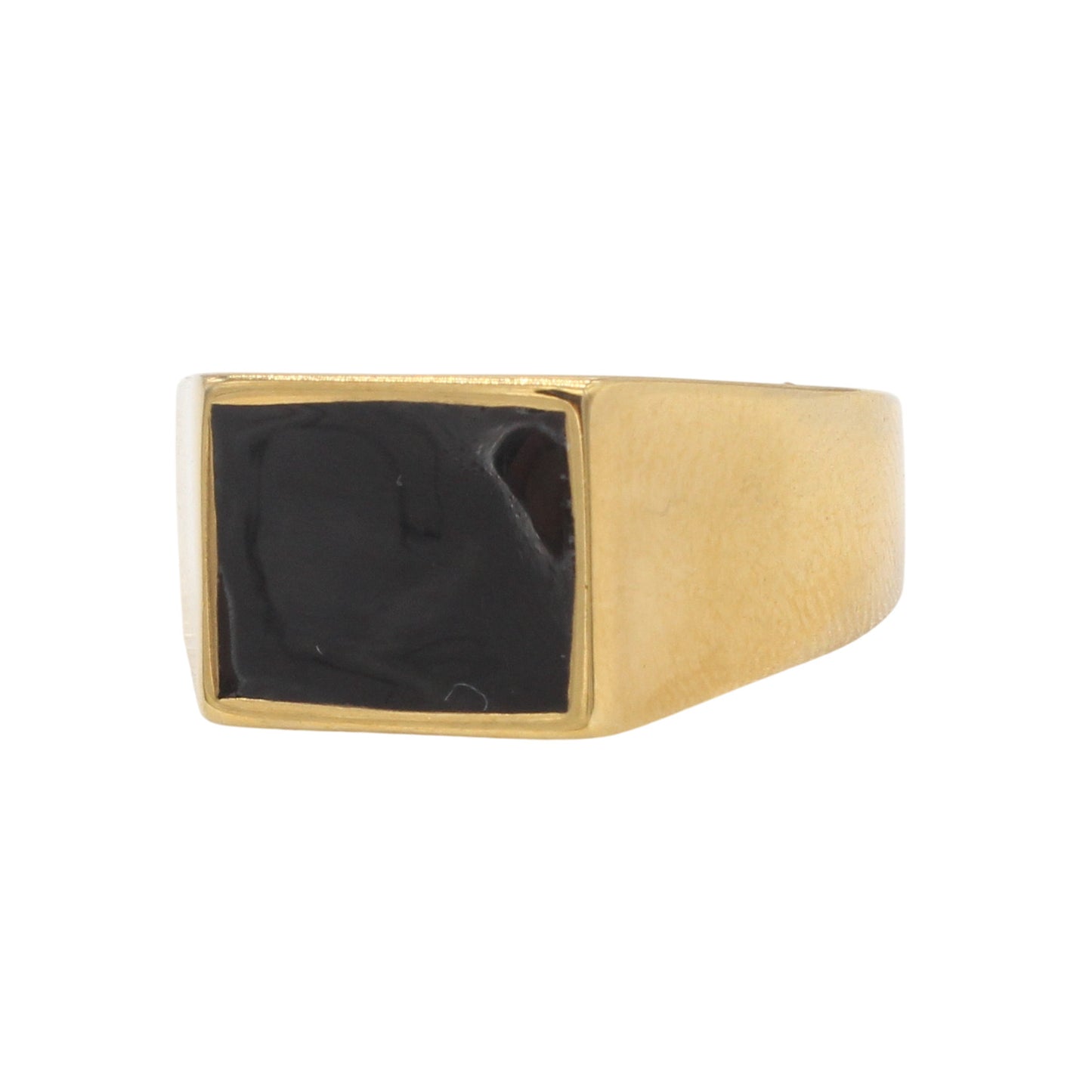 Planderful Jewelry Stainless Steel Ring Epoxy