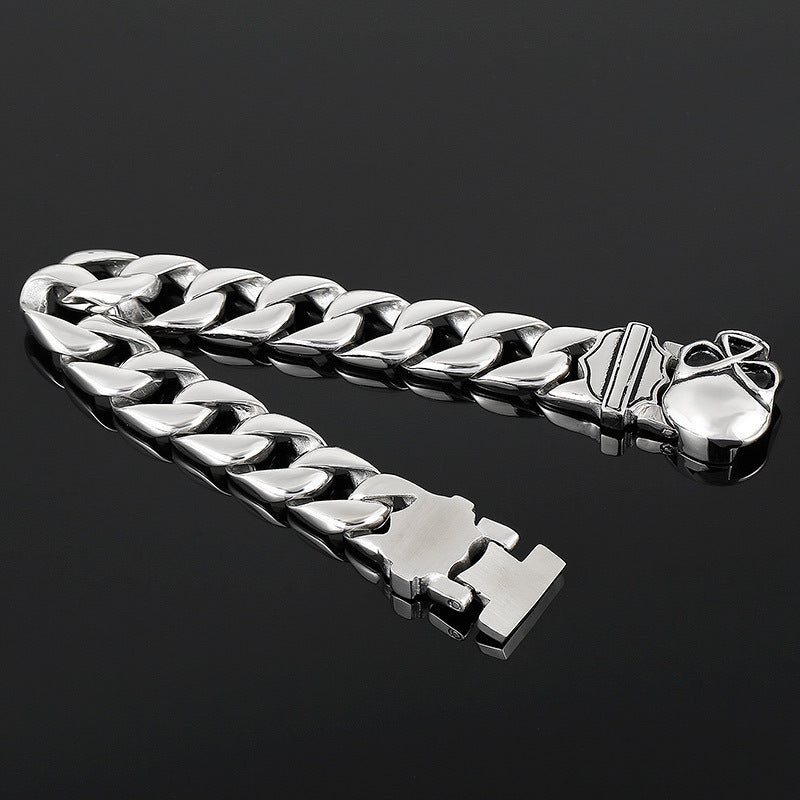Trends Skull Men's Stainless Steel Bracelet
