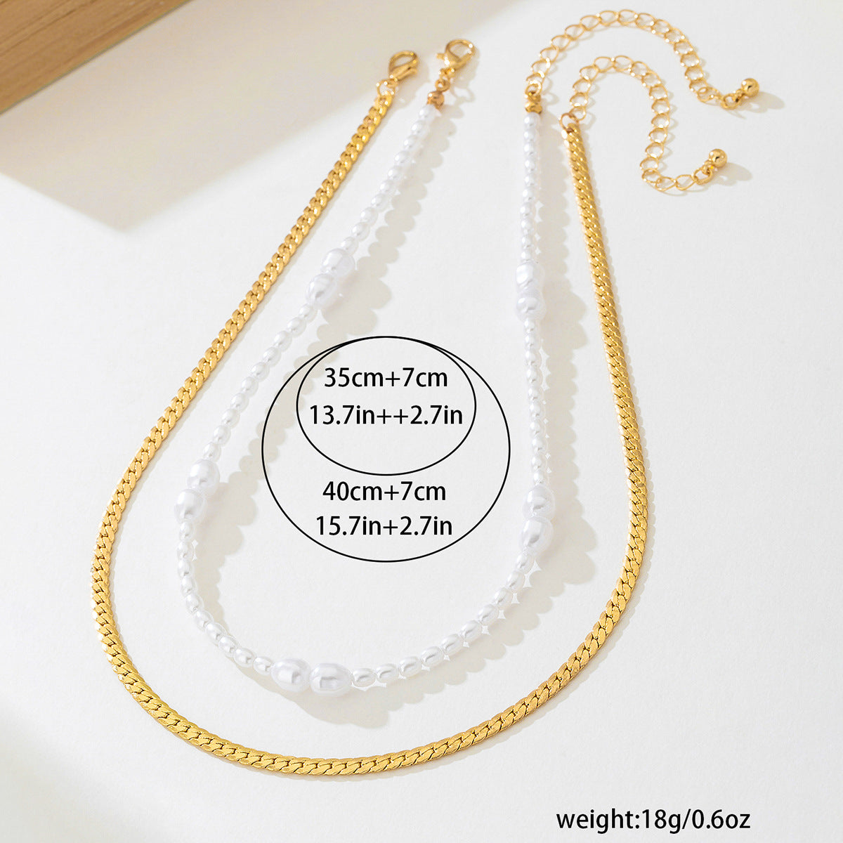 Planderful Vienna Verve Necklace Set – Exquisite Imitation Pearl Design