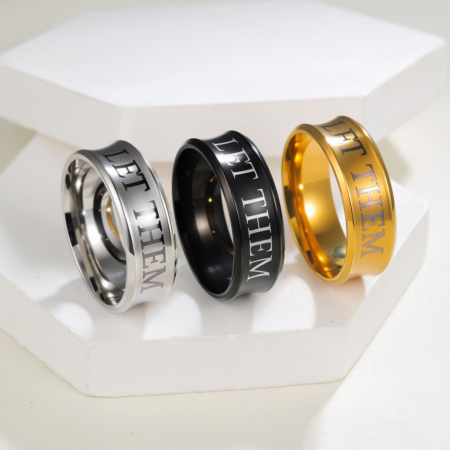 Planderful Everyday Genie Glossy Unisex Couple Ring