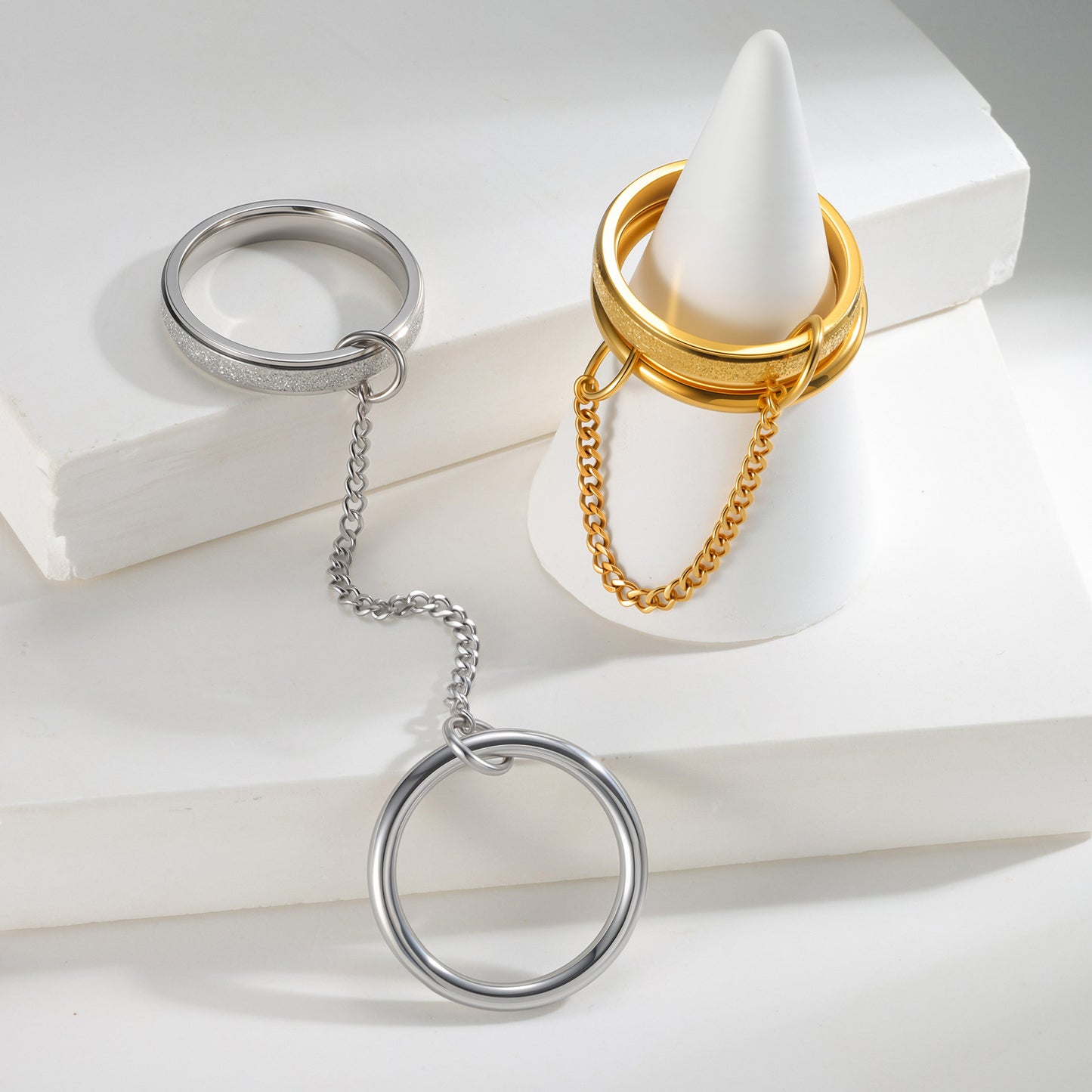 Planderful Everyday Genie Stacked Ring Unisex Stainless