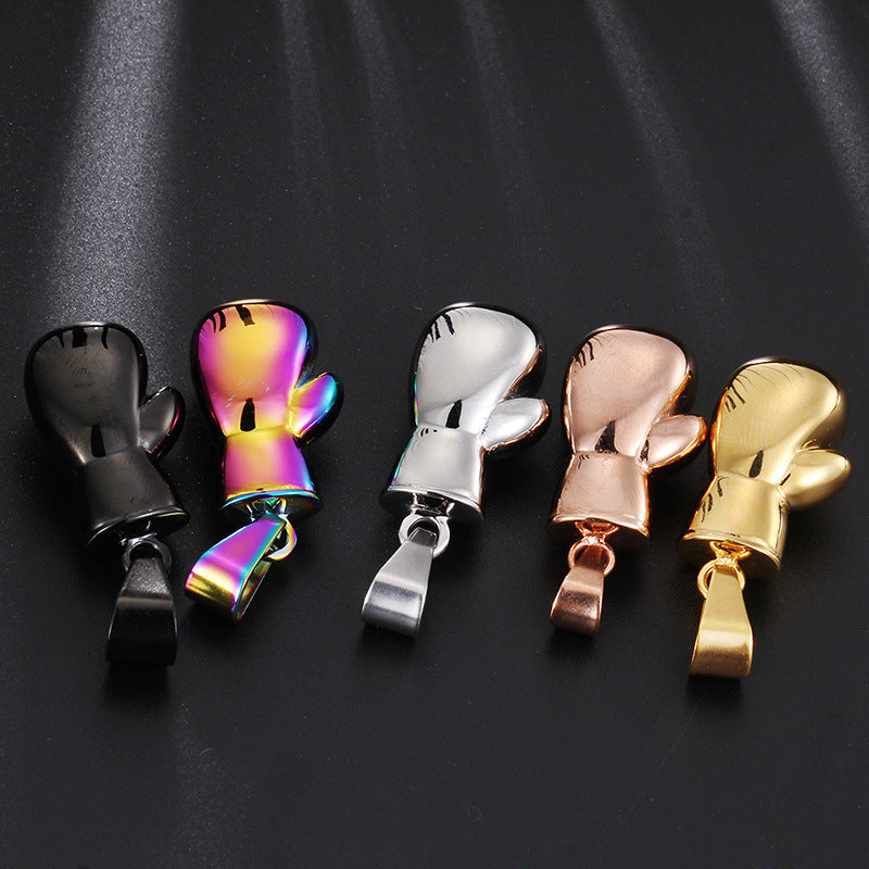 Punk Style Unisex Boxing Gloves Pendant for Fitness Enthusiasts