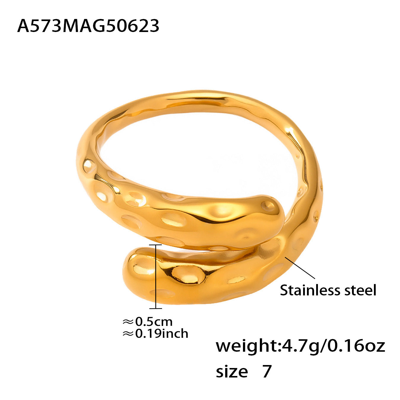 Planderful Titanium Color Ring Everyday Genie For Her