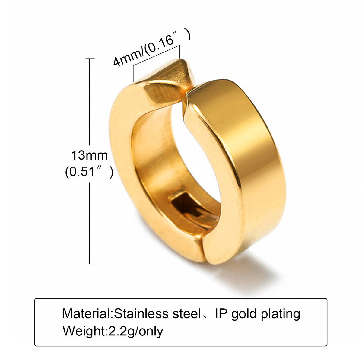 Single Ear Cuffs or Pierced Earrings
