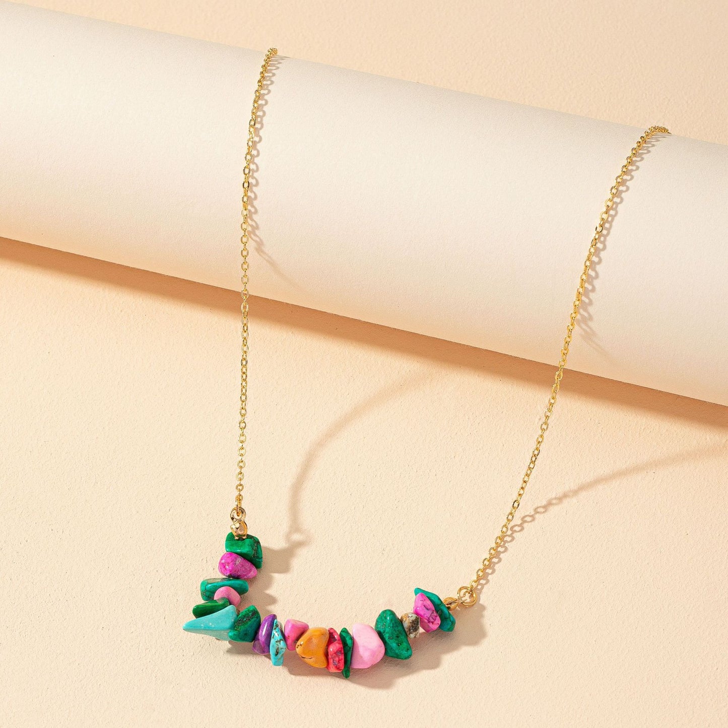 Fashion Forward Stone Necklace - Vienna Verve Collection