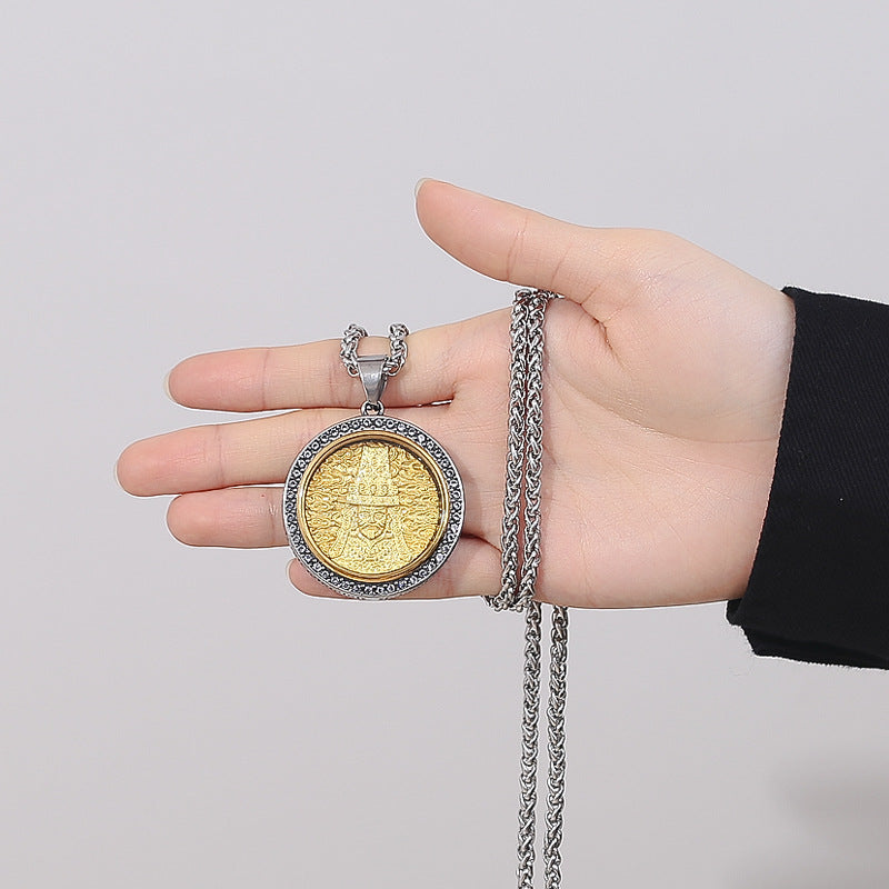 Steel Necklace – Elegant Pendant Necklace