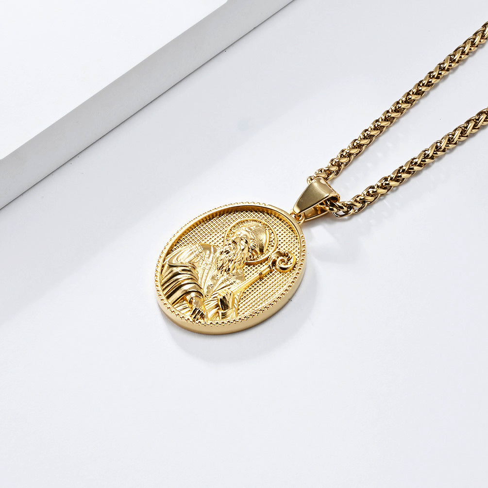 European And American Virgin Mary Pendant For Men Gifts