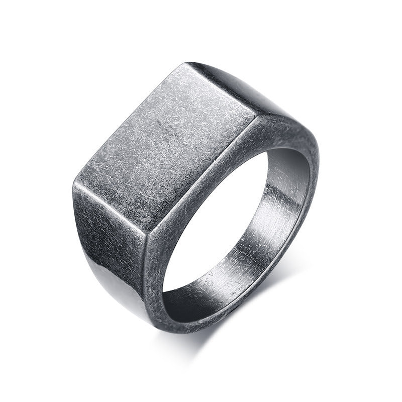 New Product Launch Stainless Steel Simple Casting Ring