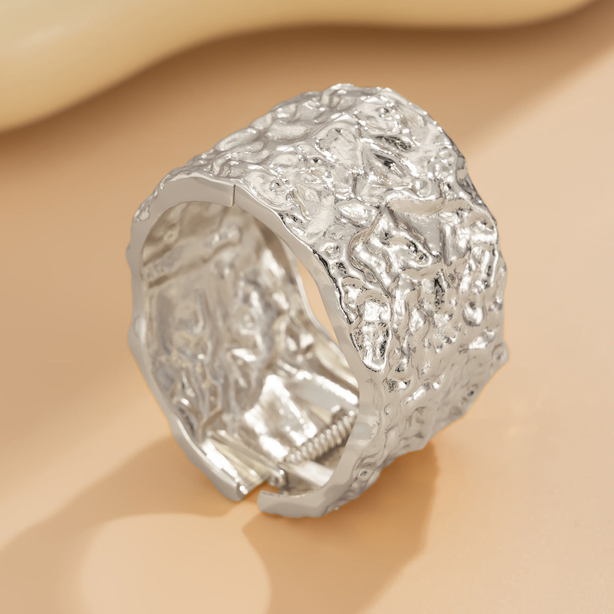 Planderful Vienna Verve Bracelet – Irregular Liquid Metal Texture