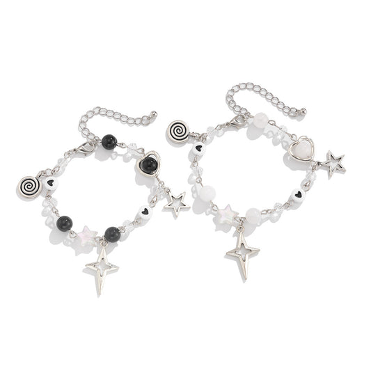 Star Pendant Bracelet For Women By Planderful Vienna Verve Imitation Pearl Dainty Jewelry