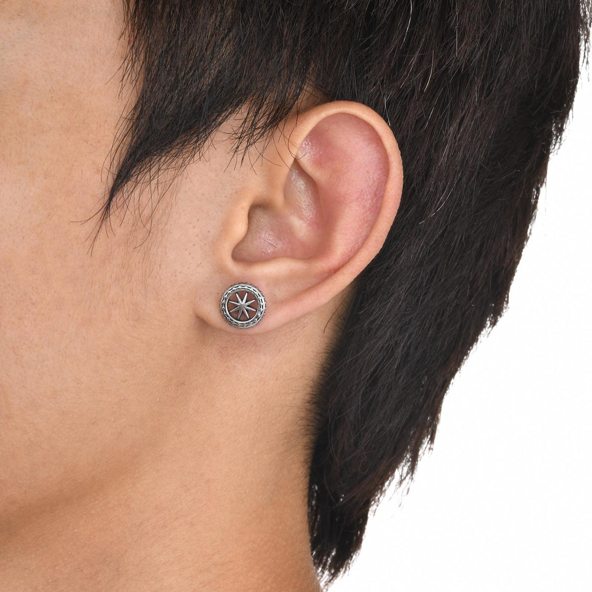 Modern Stainless Steel Earring — Single