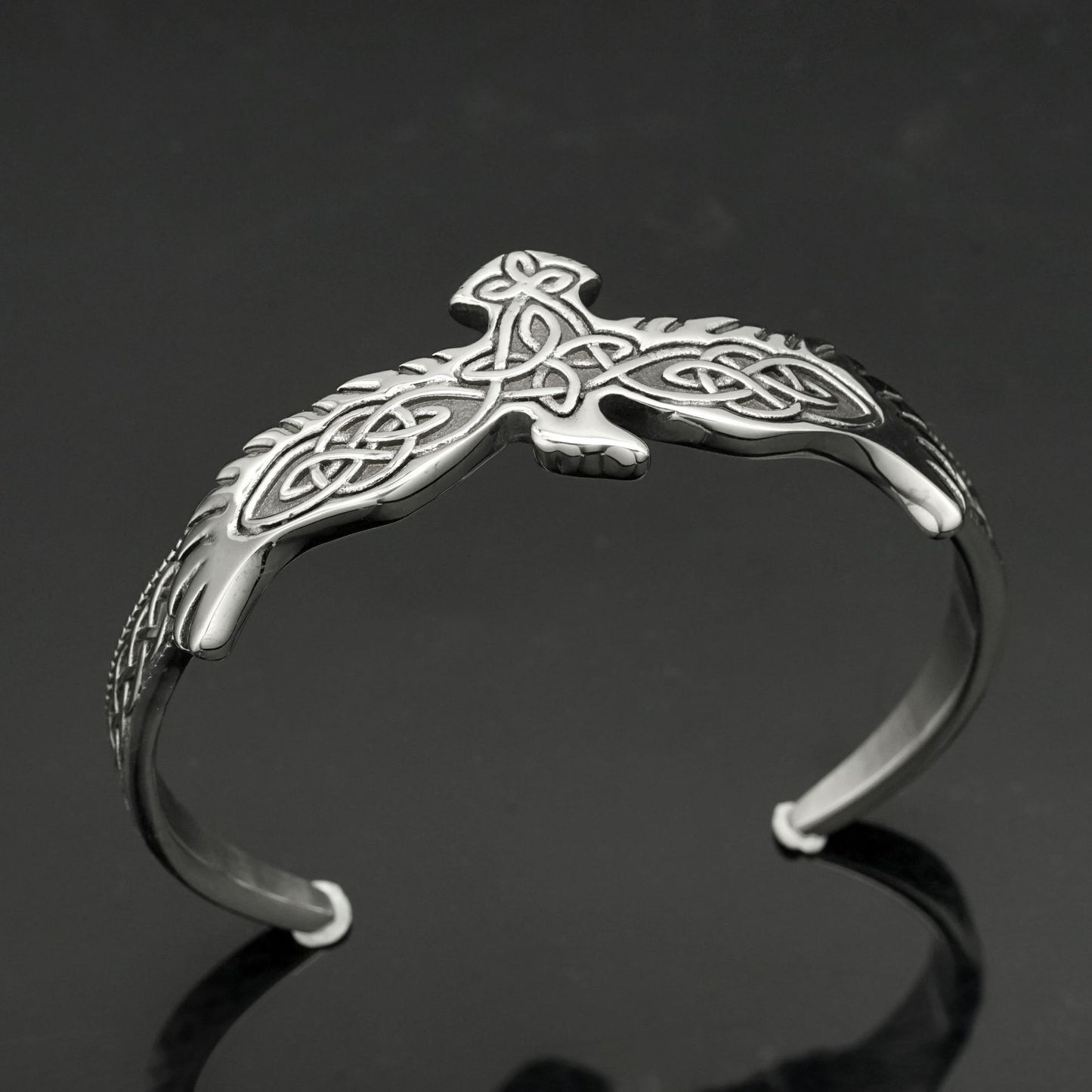 Planderful Titanium Steel Bracelet For Men Unisex C Shaped Open Design Durable Protection