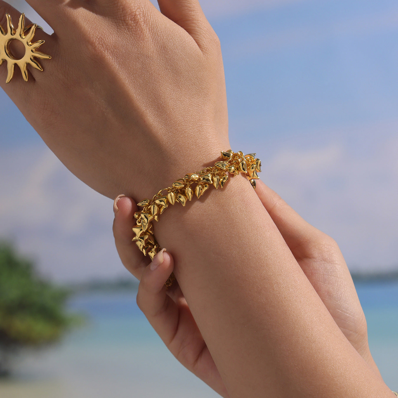 Planderful Pendant Bracelet For Her Love Stainless Steel