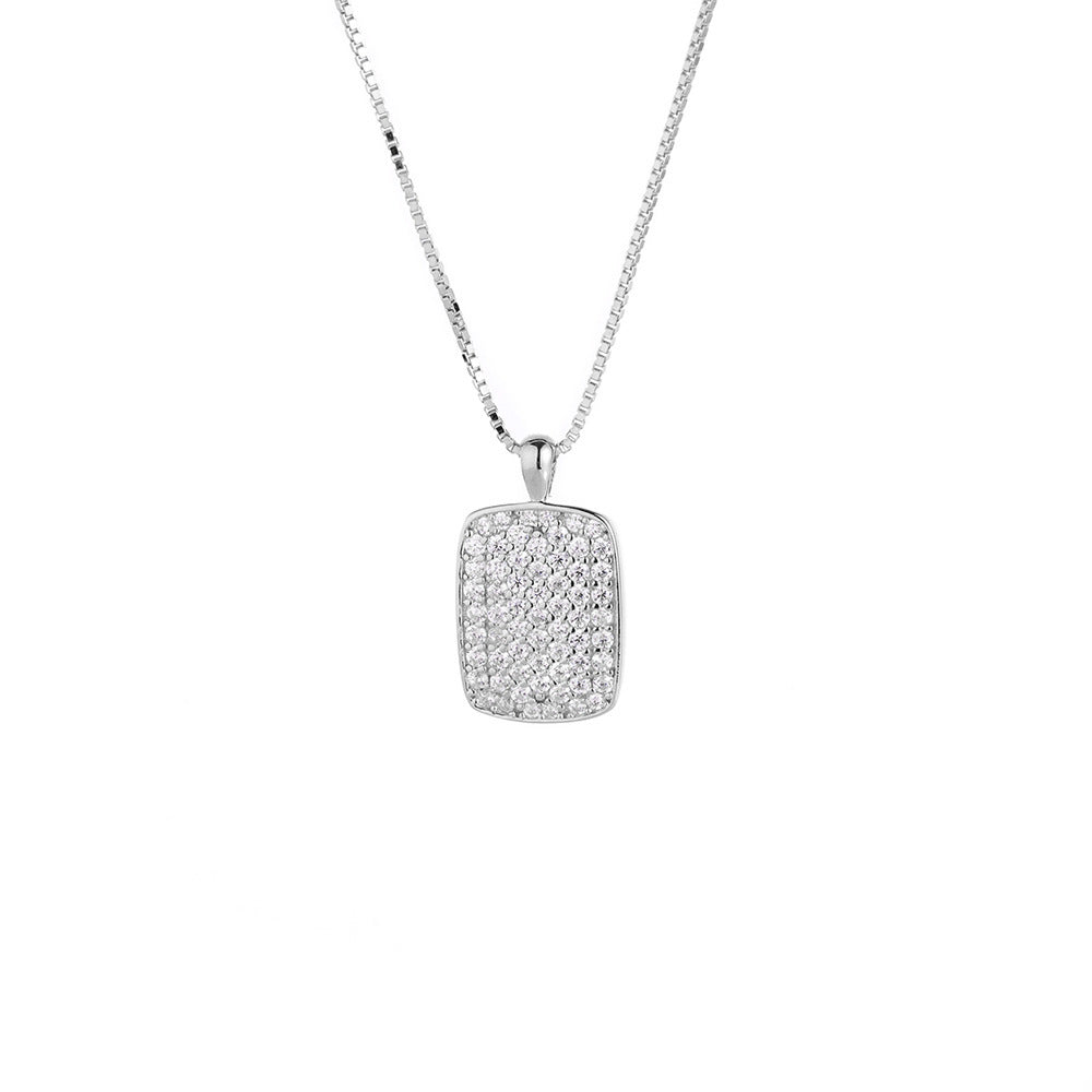 Light Luxury S925 Sterling Silver Necklace for Trendy Women