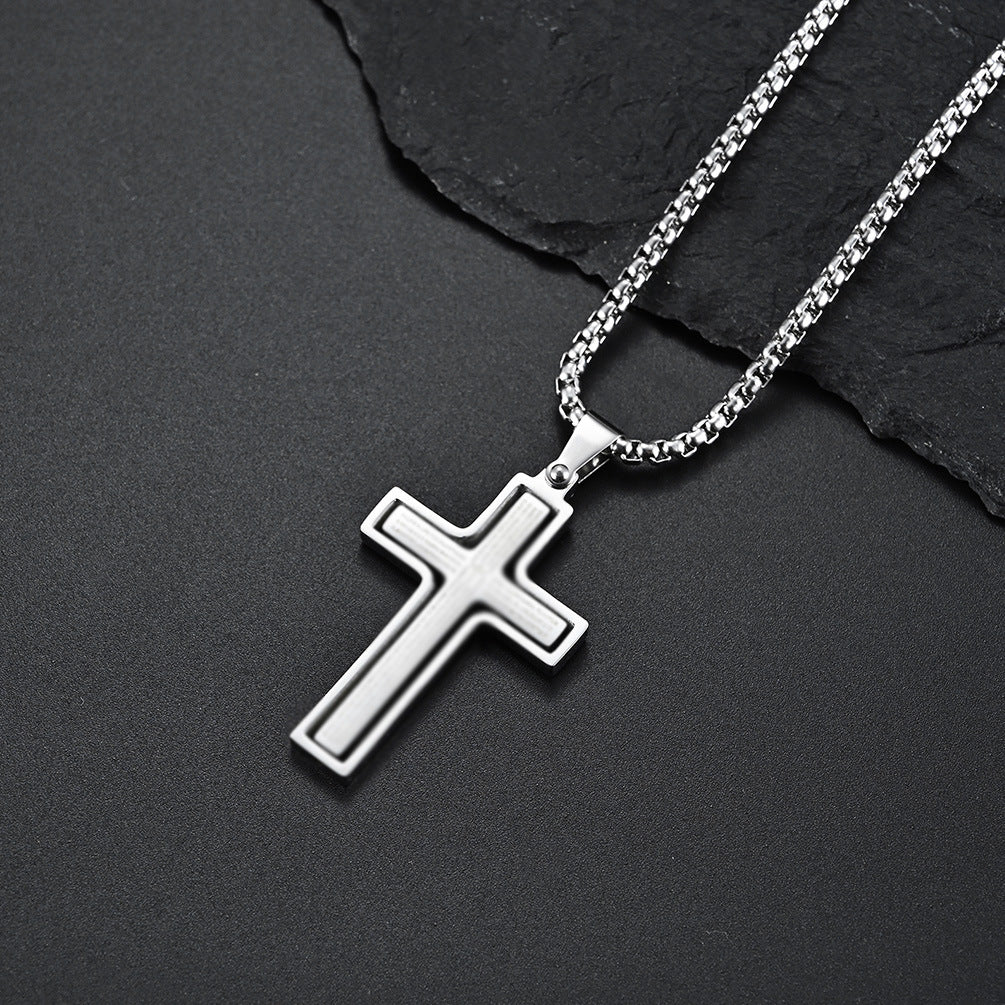 Stainless Steel Cross Necklace