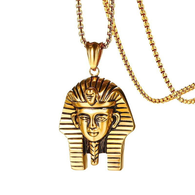 Ancient Mysterious Jewelry Stainless Steel Pharaoh Pendant