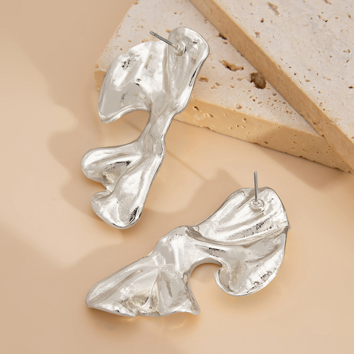 Planderful Vienna Verve Earrings – Elegant Fold Design