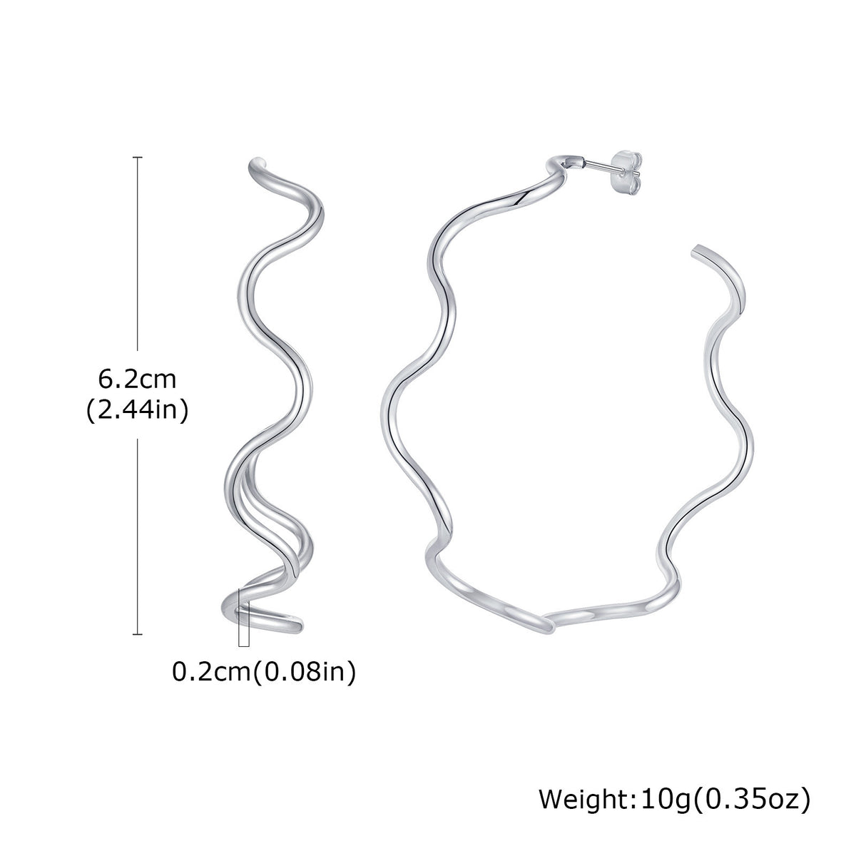 Stainless Steel Earrings or Choker — Choose Your Style