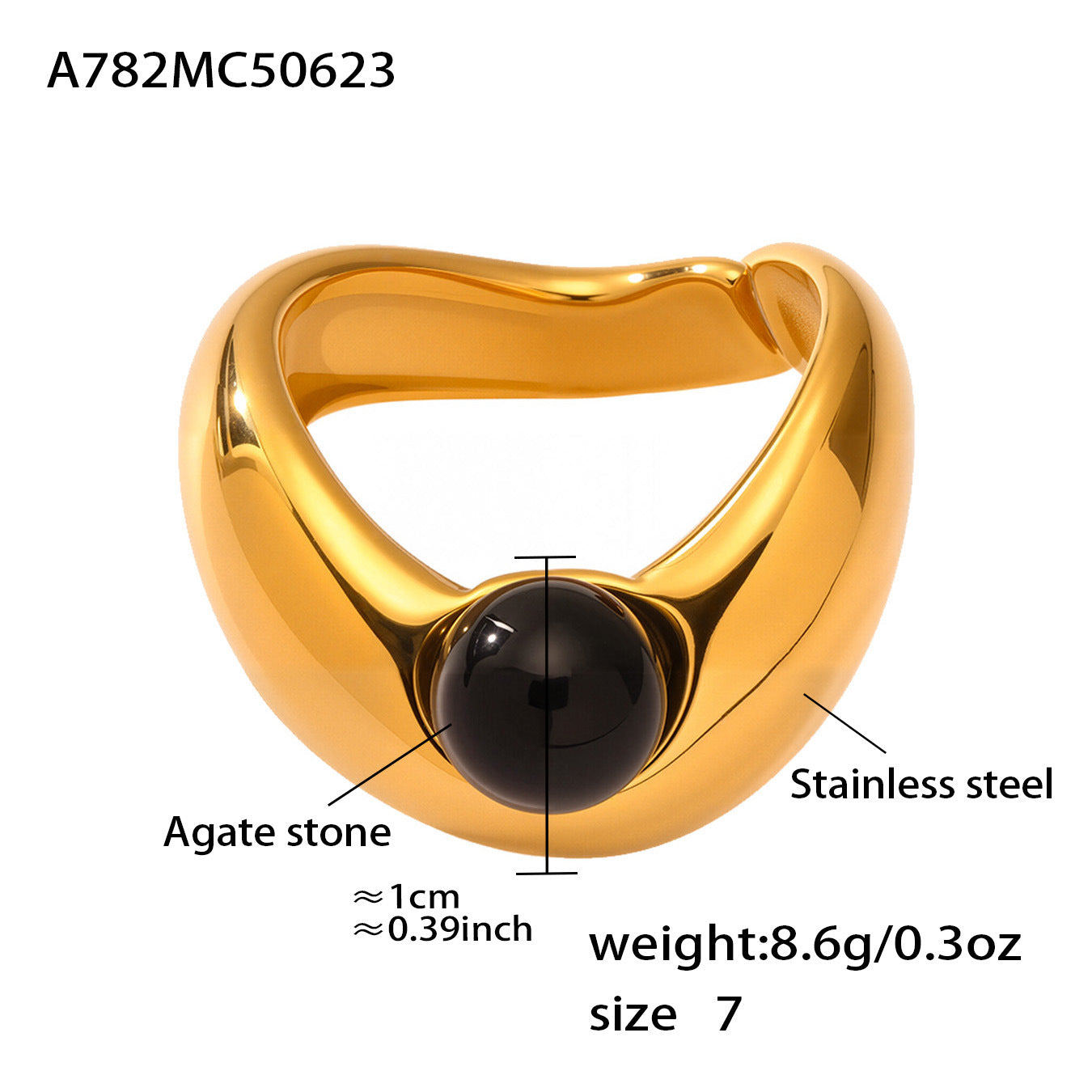 Planderful Titanium Color Ring Everyday Genie For Her